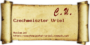 Czechmeiszter Uriel névjegykártya